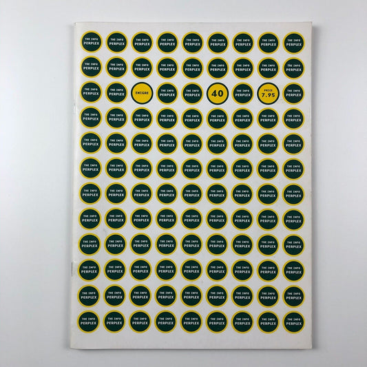 Emigre 40 The Info Perplex | Ed. Andrew Bauvert, designer Rudy VanderLans, 1996