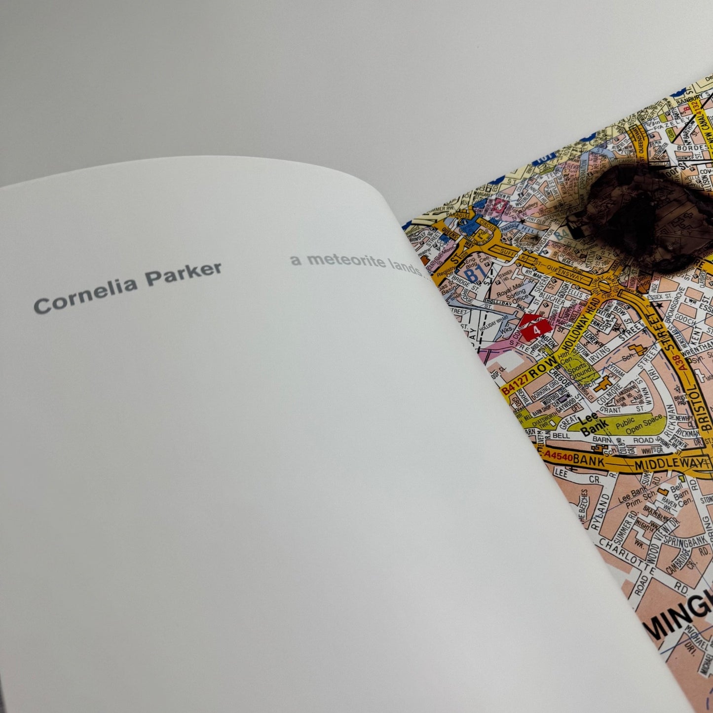 Cornelia Parker. A meteorite lands… Ikon Gallery, Birmingham, 2000
