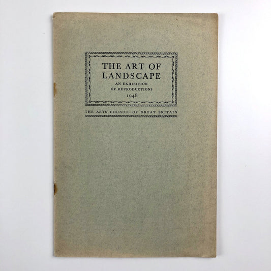 The Art of Landscape – An Exhibition of Reproductions | Lynton Lamb | Arts Council, 1948