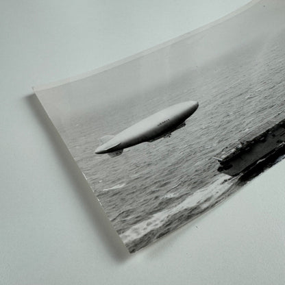 Photo Non-rigid airship M4 flight over USS Saipan 11 October 1949