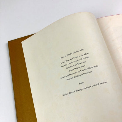 Charles Willson Peale by Charles Coleman Sellers | Charles Schribner's Sons, 1969