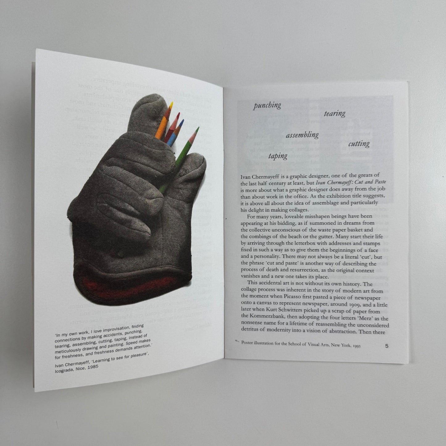 Gallery guide for Ivan Chermayeff: Cut and Paste De La Warr Pavilion 2014