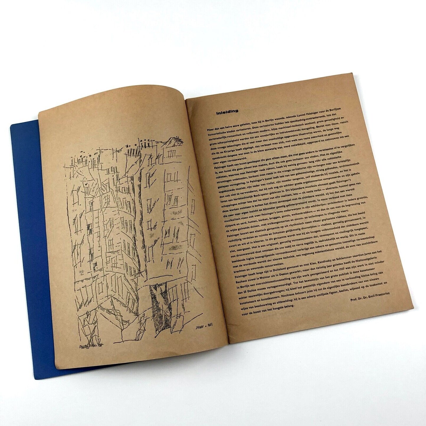 Lyonel Feininger | Stedelijk Museum Amsterdam exhibition catalogue, 1954-55