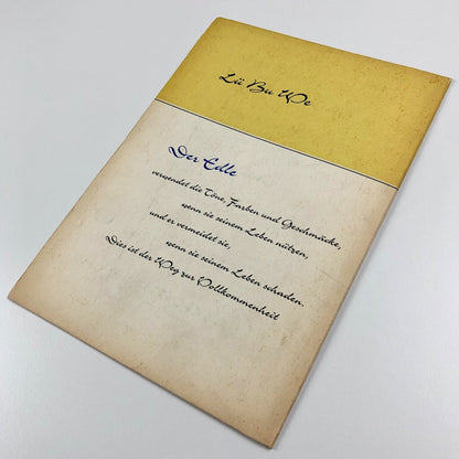Charme – type specimen leaflet & inserts | Schriftgiesserei Ludwig & Mayer