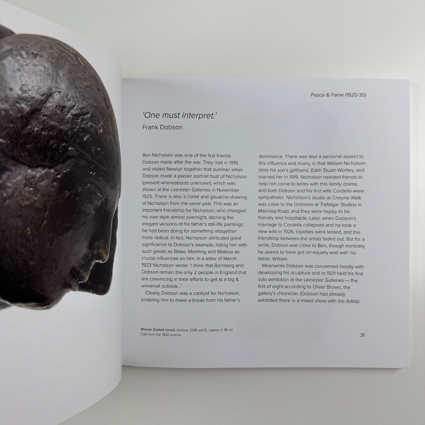 Frank Dobson ‘Bring it Alive’ by Andrew Lambirth | Goldmark, 2022