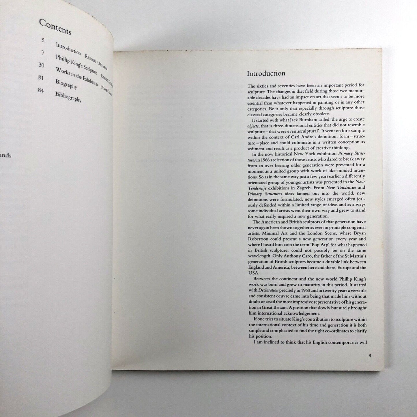 Philip King | Hayward Gallery, London Arts Council of Great Britain, 1981