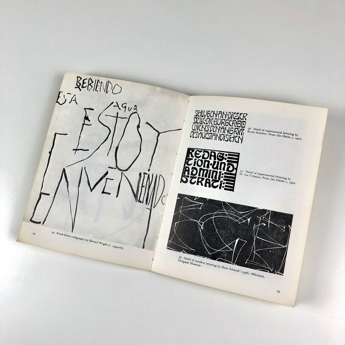 Lettering as Drawing. The Moving Line by Nicolete Gray | Oxford University Press, 1970