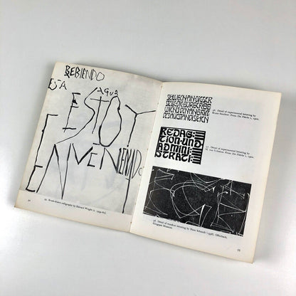 Lettering as Drawing. The Moving Line by Nicolete Gray | Oxford University Press, 1970