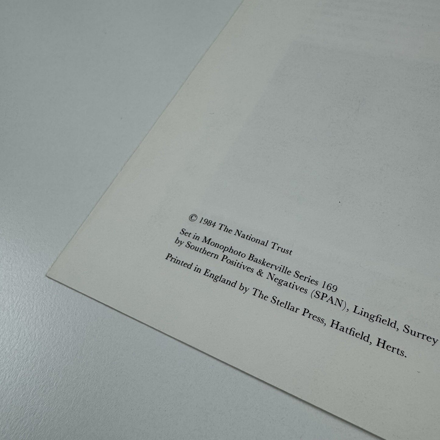 The Rex Whistler Room at Mottisfont Abbey | National Trust | 4-page leaflet 1984