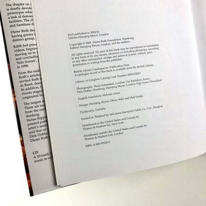 Dieter Roth: Books & Multiples | 2004 Catalogue Raisonné | Edition Hansjörg Mayer