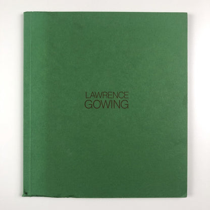 Lawrence Gowing | Serpentine Gallery, Arts Council | Catalogue design Gordon House 1963