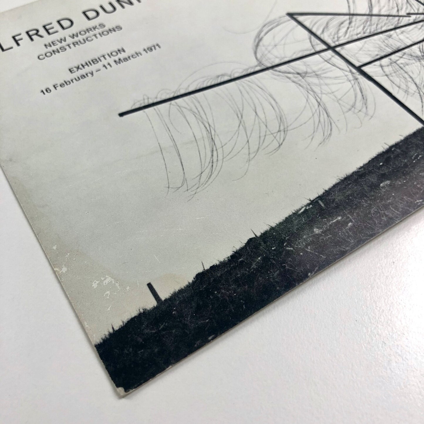 Alfred Dunn. New Works Constructions | Promotional card | Redfern Gallery 1971