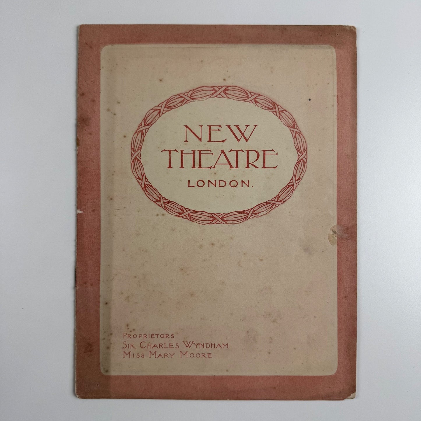 Programme for Caroline by Somerset Maugham, New Theatre, London Charles Wyndham