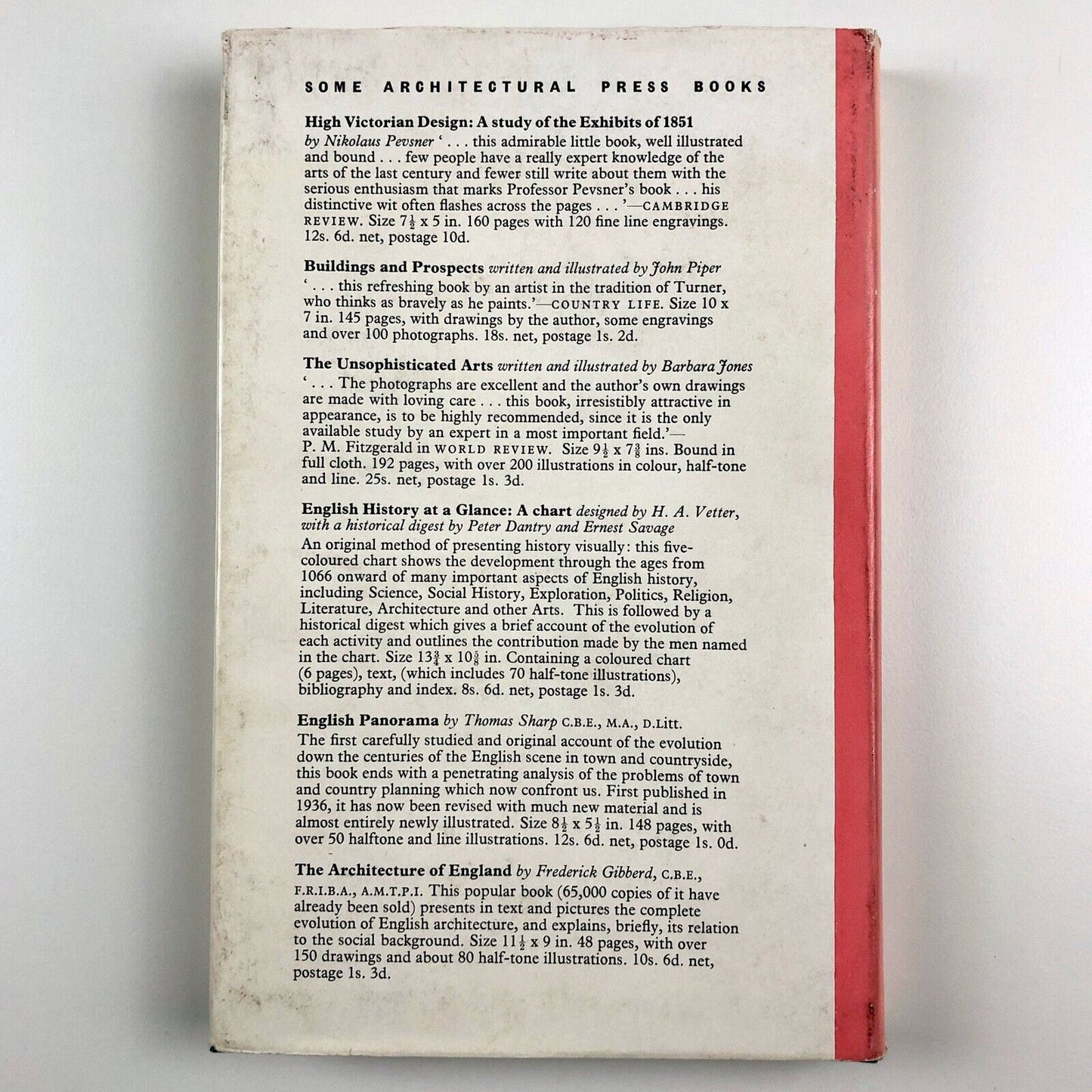 The Englishness of English Art by Nikolaus Pevsner | Architectural Press, 1956