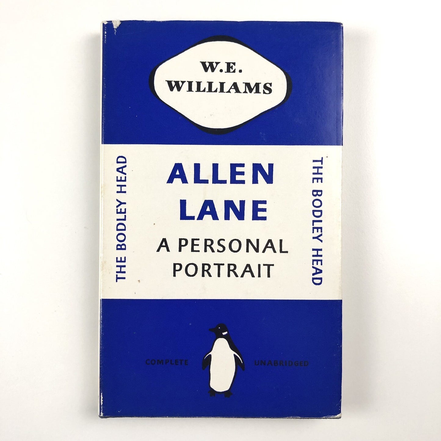 Allen Lane. A personal portrait by W.E. Williams | The Bodley Head, 1973