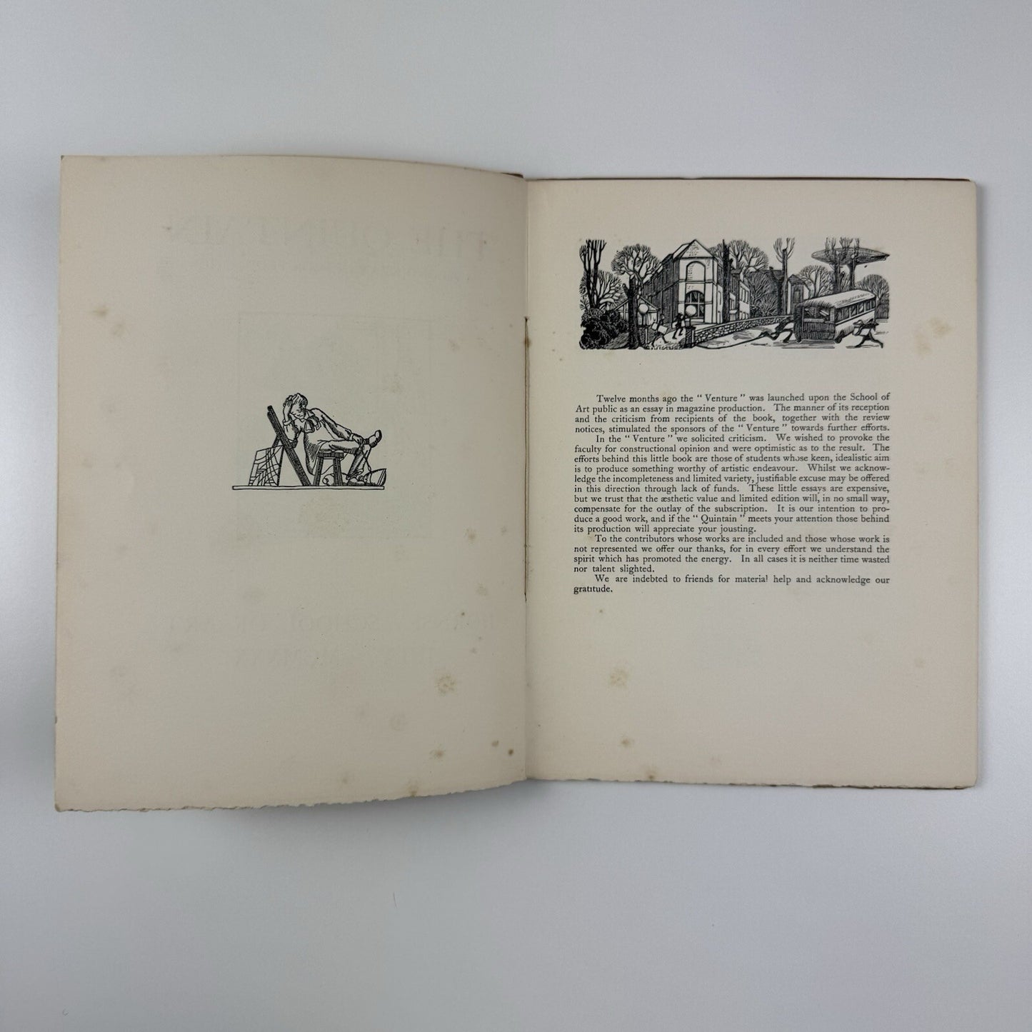 The Quintain. A second essay in book production | Hornsey School of Art, 1930