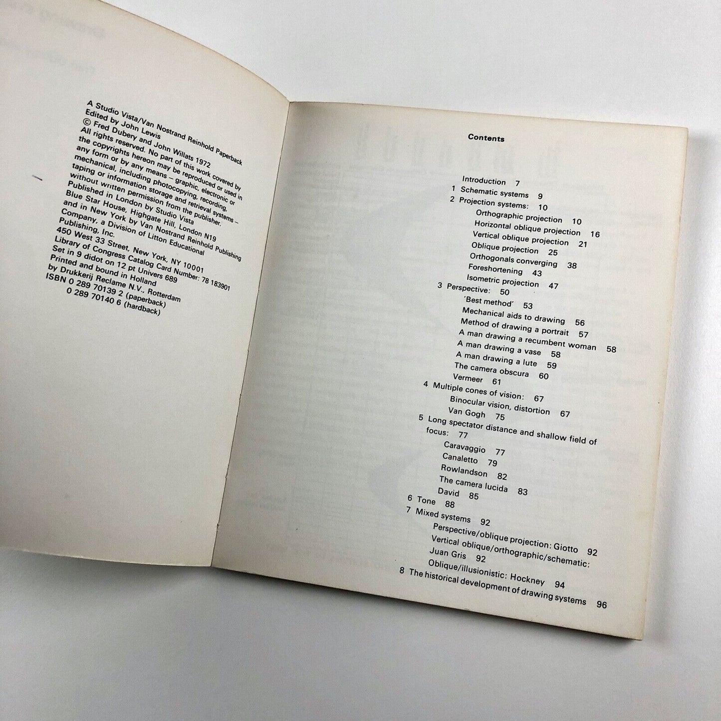 Drawing Systems by Fred Dubery and John Willats | Studio Vista, 1972