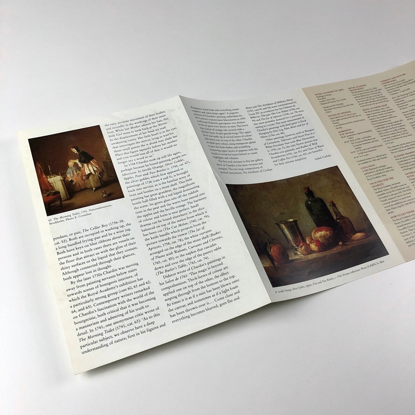 Chardin 1699-1779. Gallery guide to accompany the Royal Academy exhibition 2000