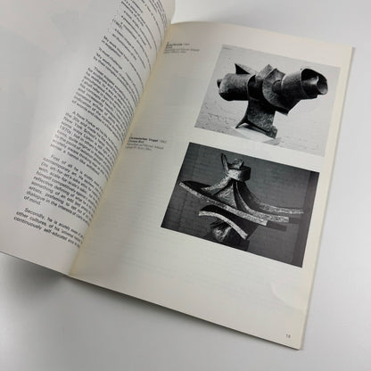 Seymour Lipton | Marlborough Galerie Zurich exhibition catalogue, 1974