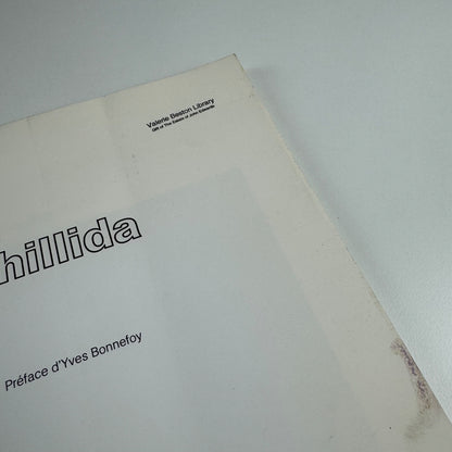 Chillida Galerie Lelong 1990s catalogue preface Yves Bonnefoy