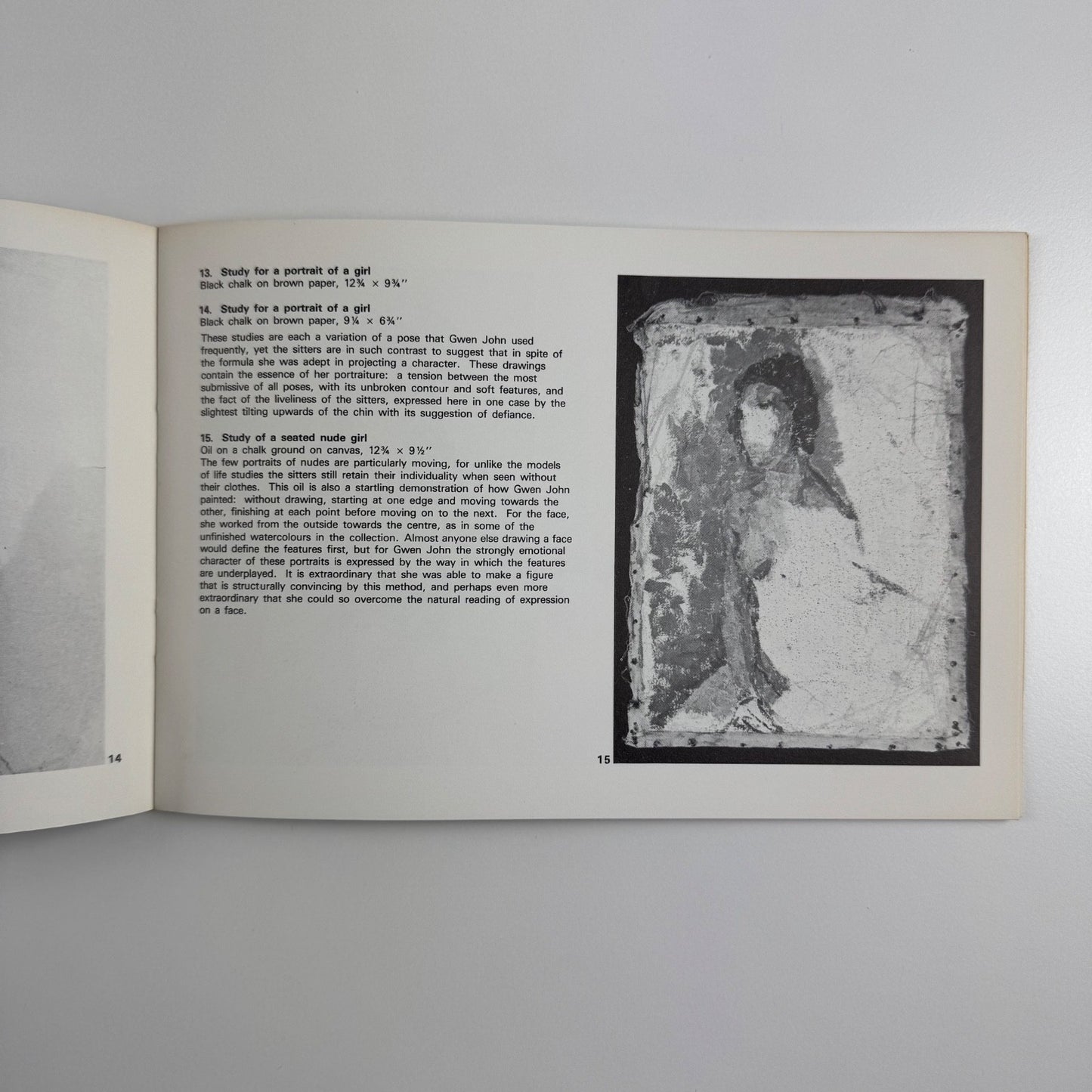 Gwen John at the National Museum of Wales by A.D. Fraser Jenkins, 1976