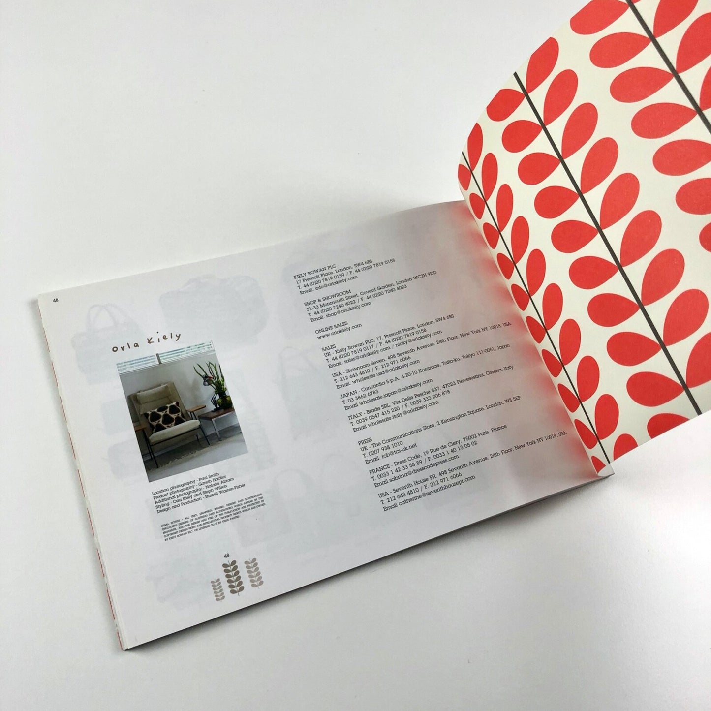 Orla Kiely brochure for Spring/Summer 2007