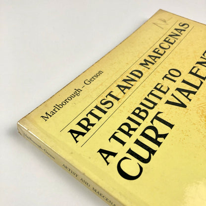 Artist and Maecenas – A Tribute to Curt Valentin | Marlborough-Gerson gallery catalogue, 1963