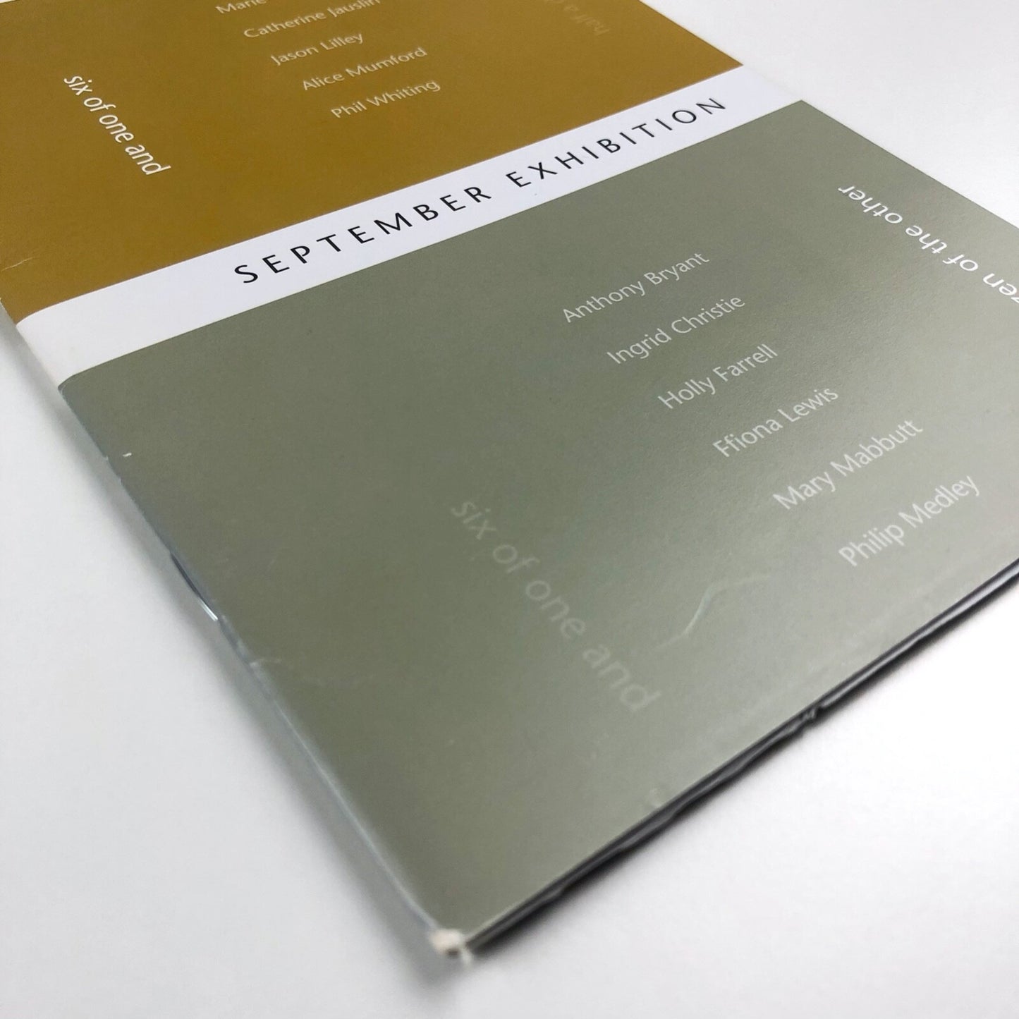 Six of one and half a dozen of the other group exhibition | Belgrave Gallery catalogue, 2008