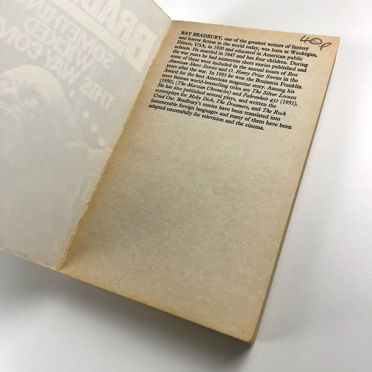 Something Wicked This Way Comes by Ray Bradbury | Panther Books paperback, 1977