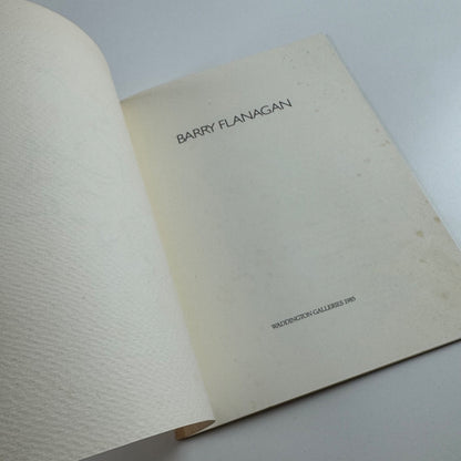 Barry Flanagan | Waddingon Galleries, 1985
