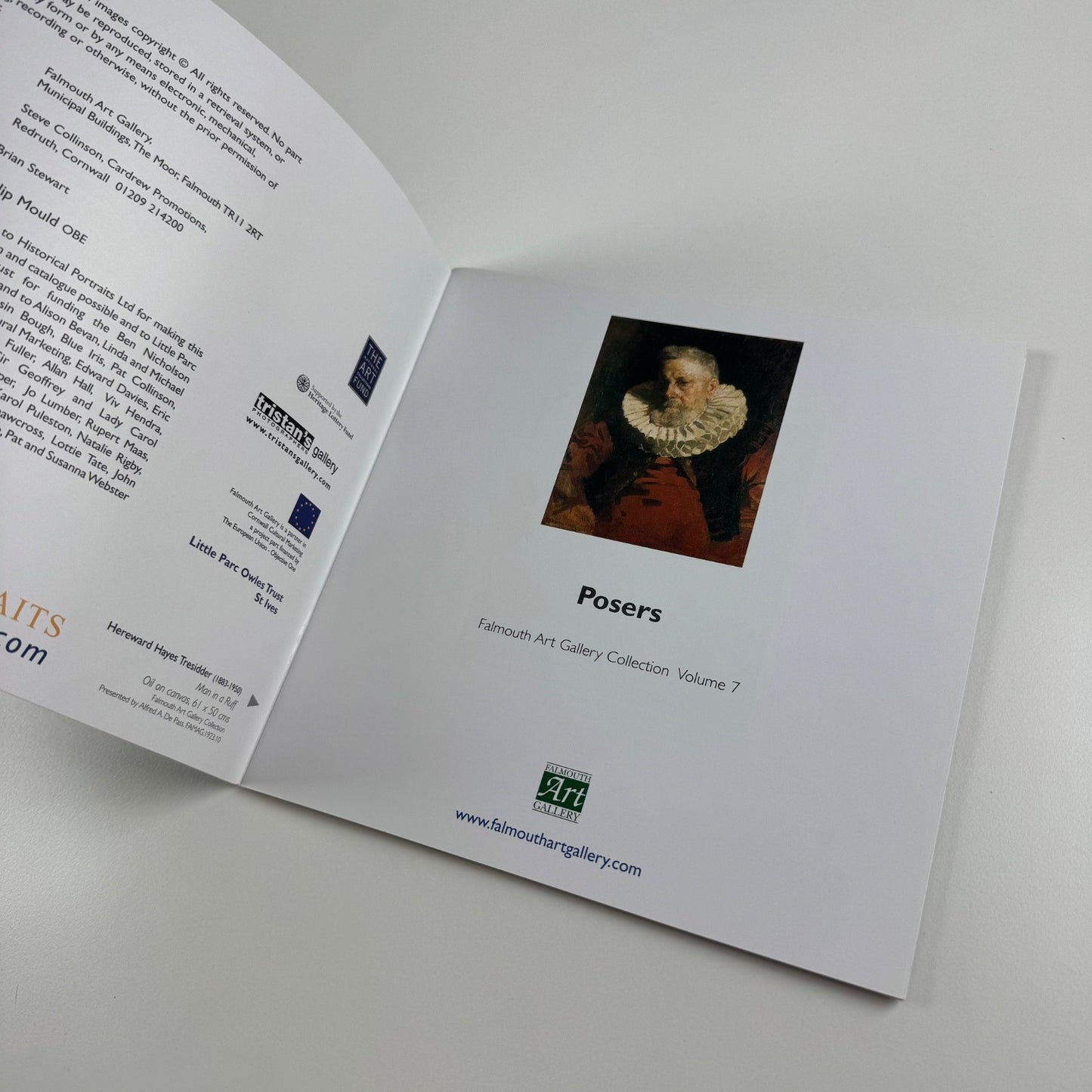 Posers text by Brian Stewart | Falmouth Art Gallery Collection 2006