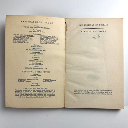 Festival of Britain – Exhibition of Books catalogue | V&A, 1951