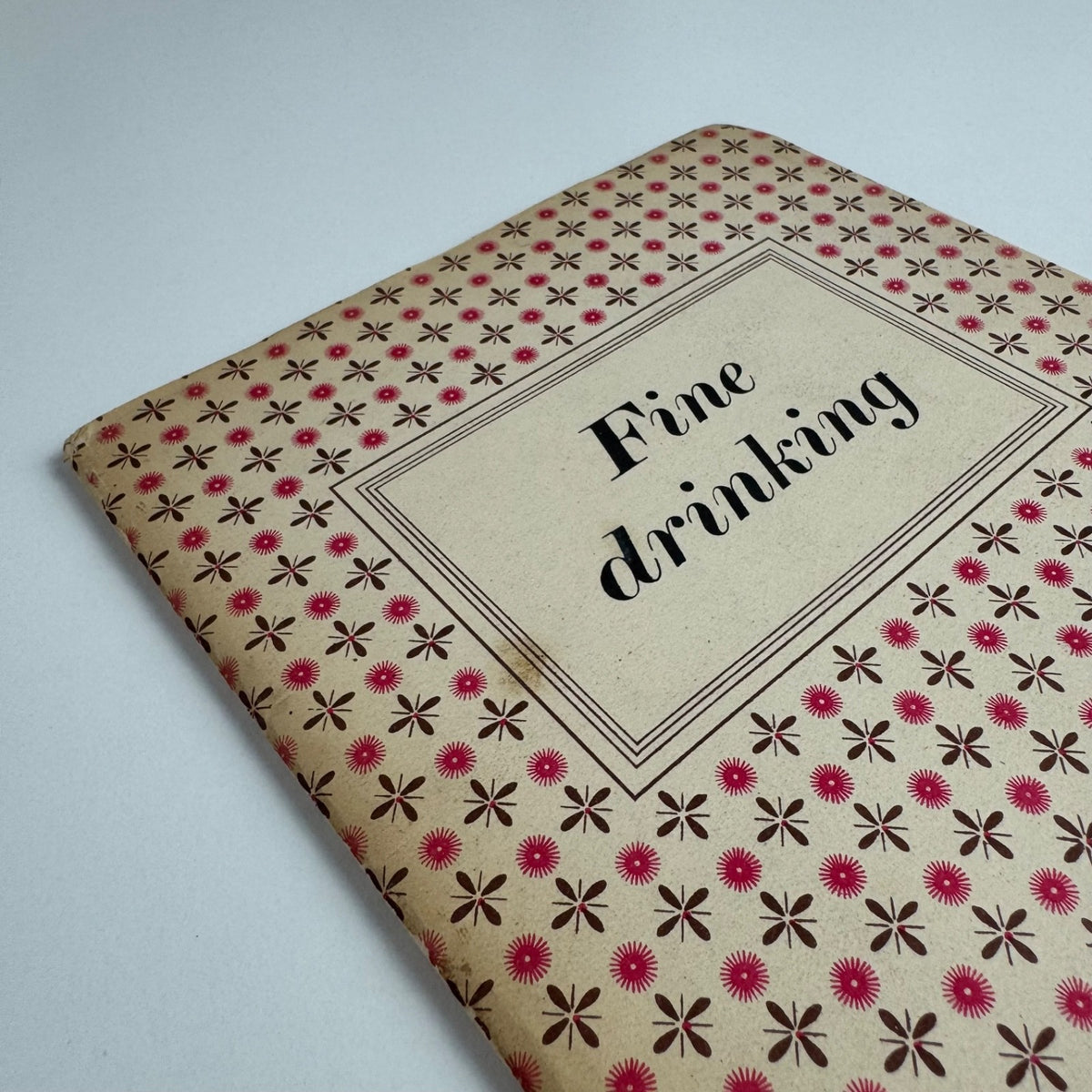 Fine Drinking: Ayala Champagne, Croizet Brandy, Rocher Liquers. Messrs Blumenthals, London, 1949 Printed at the  Curwen Press