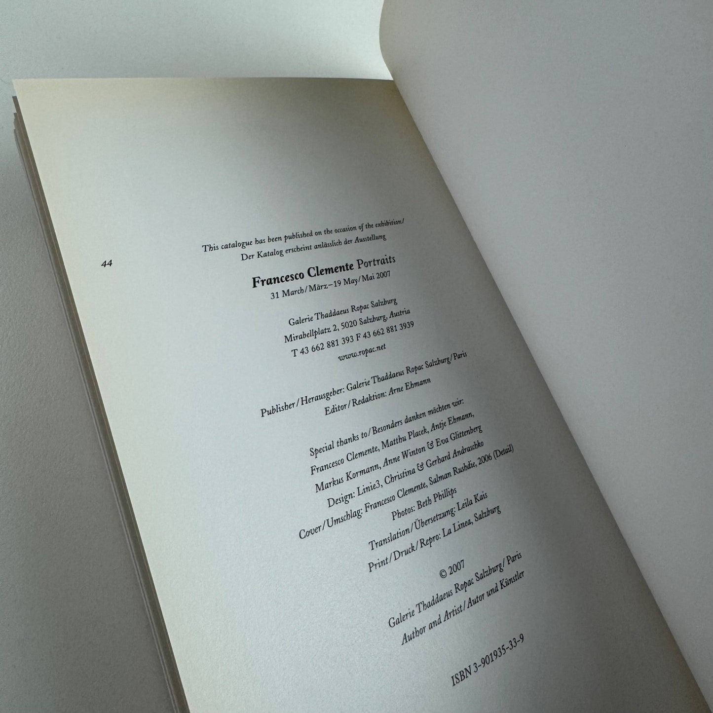 Francesco Clement Portraits | Galerie Thaddaeus Ropac, 2007
