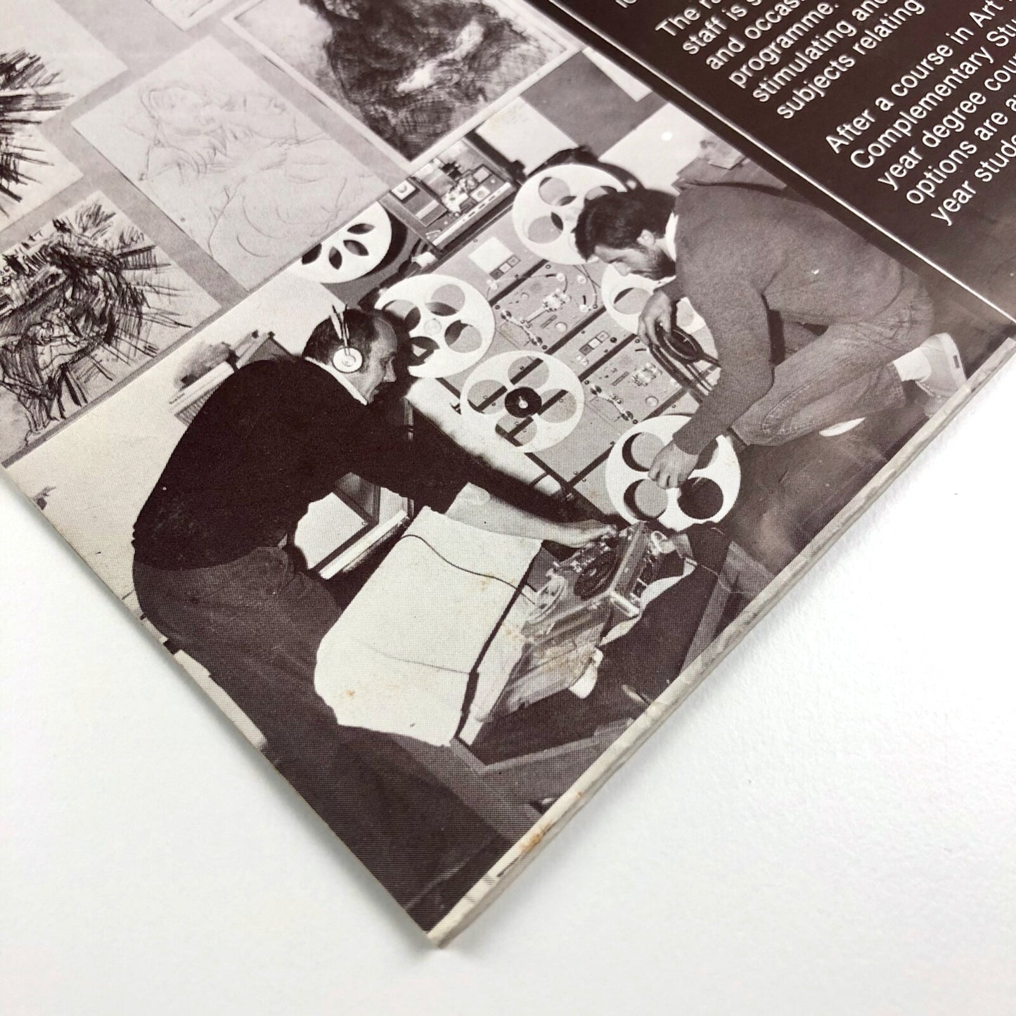 Trent Polytechnic Nottingham BA (Hons) Fine Art | Fold-out leaflet | Presumed late 1970s/early 1980s