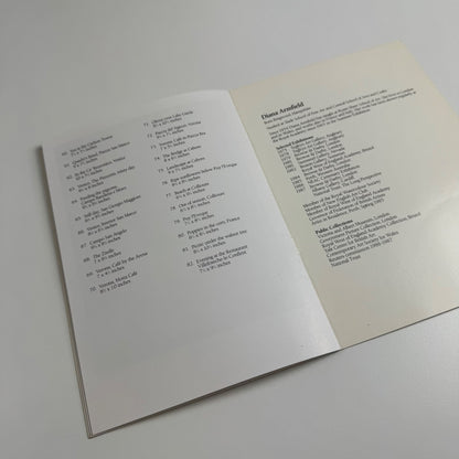 Leaftlet/catalogue for Diana Armfield | Browse & Darby, 1987 signed by the artist
