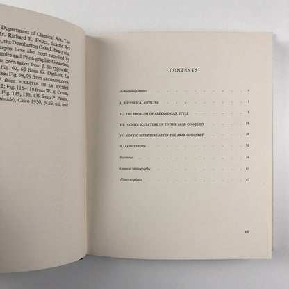 Coptic Sculpture by John Beckwith | Alec Tiranti, 1963 | Hardback