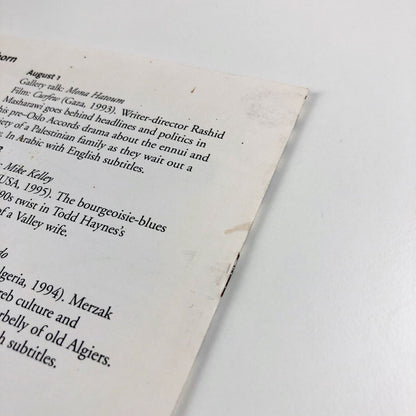 Distemper – Dissonant Themes in the Art of the 1990s | Smithsonian Institute catalogue leaflet, 1996