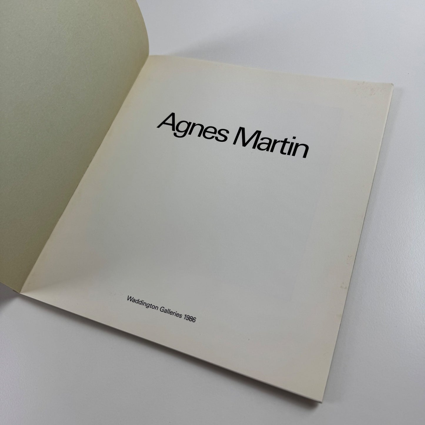 Agnes Martin | Waddington Galleries, 1986