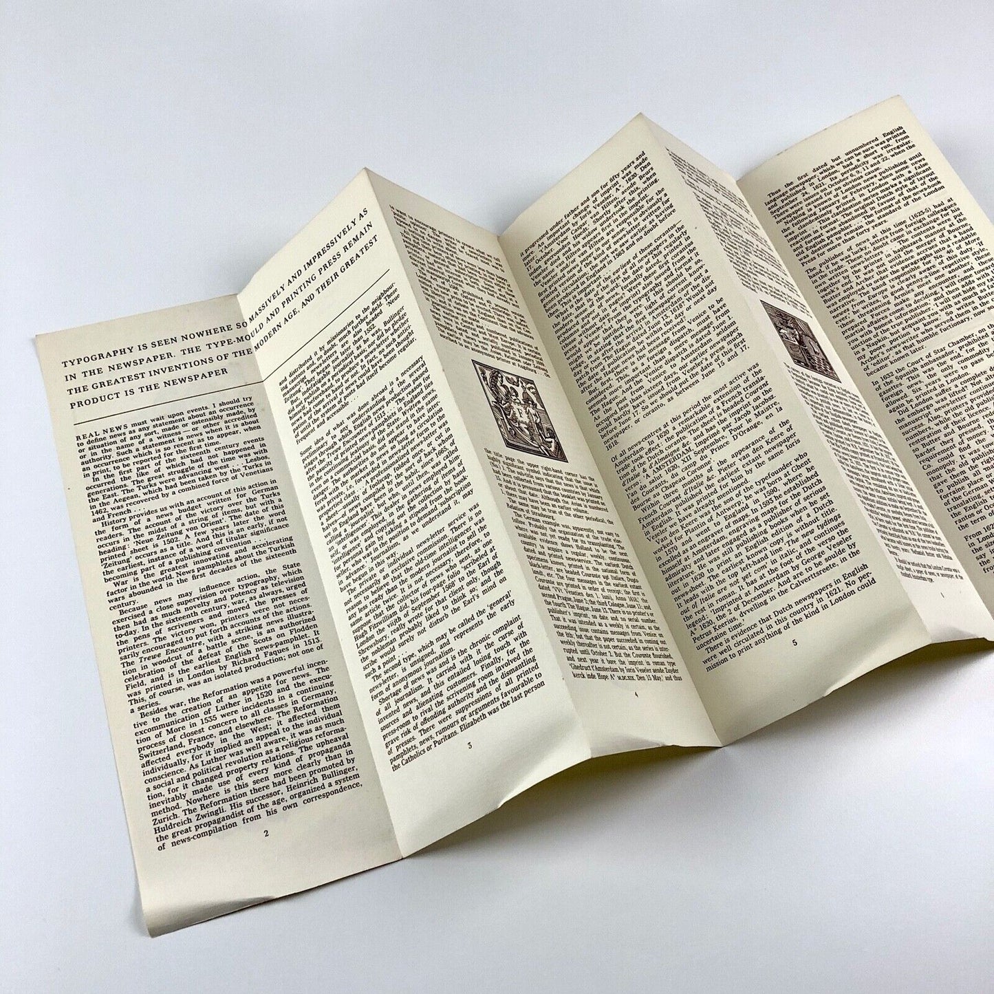 The Origins of the Newspaper | Stanley Morison ATypI 1971 Linotype | AtypI (Association Typographique Internationale)