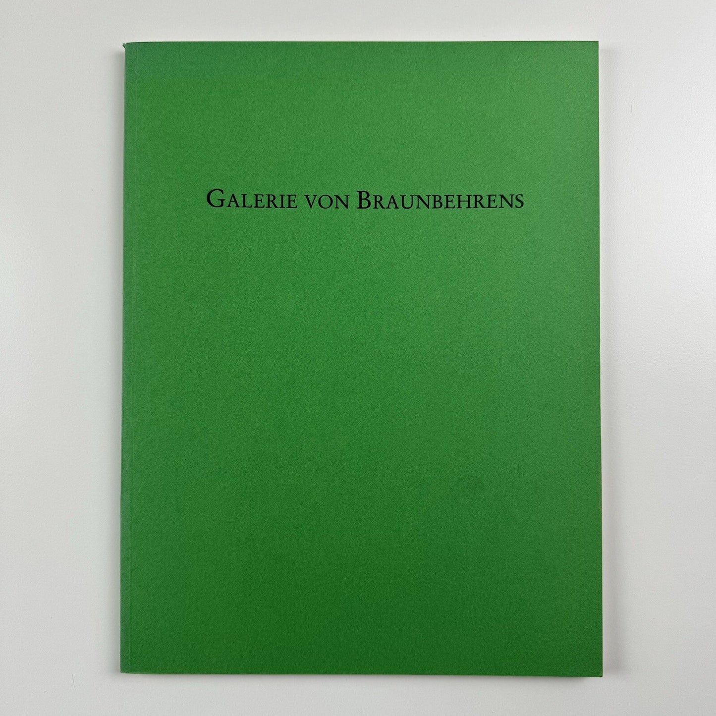 Galerie von Braunbehrens. Eine Auswahl aus den Beständen... zur Art Cologne 1995