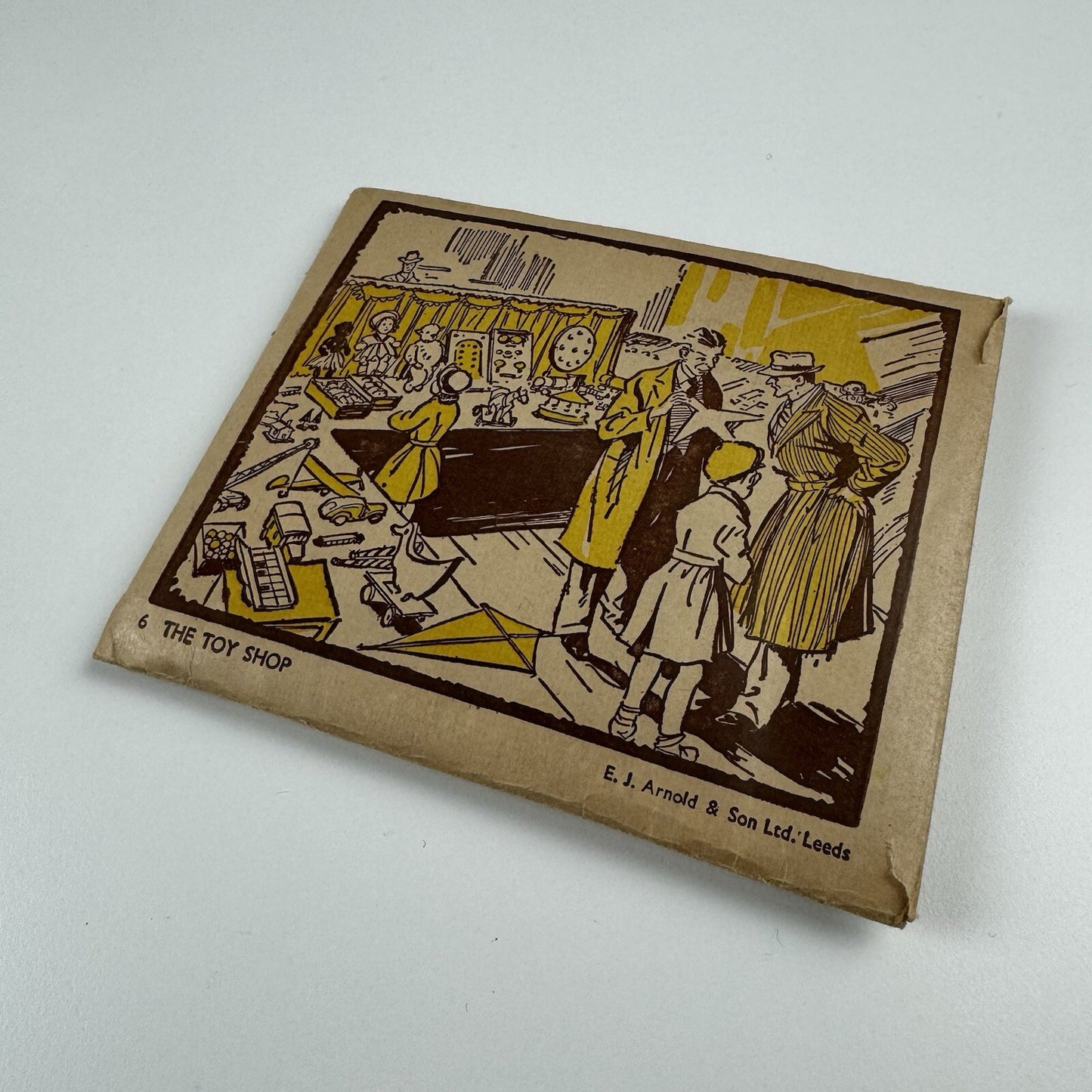 No 6 The Toy Shop educational maths toy | E.J. Arnold c.1950s – 12 cards & 2 leaflets