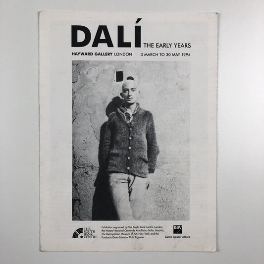 Dalí The early years | exhibition guide to Hayward Gallery 1994