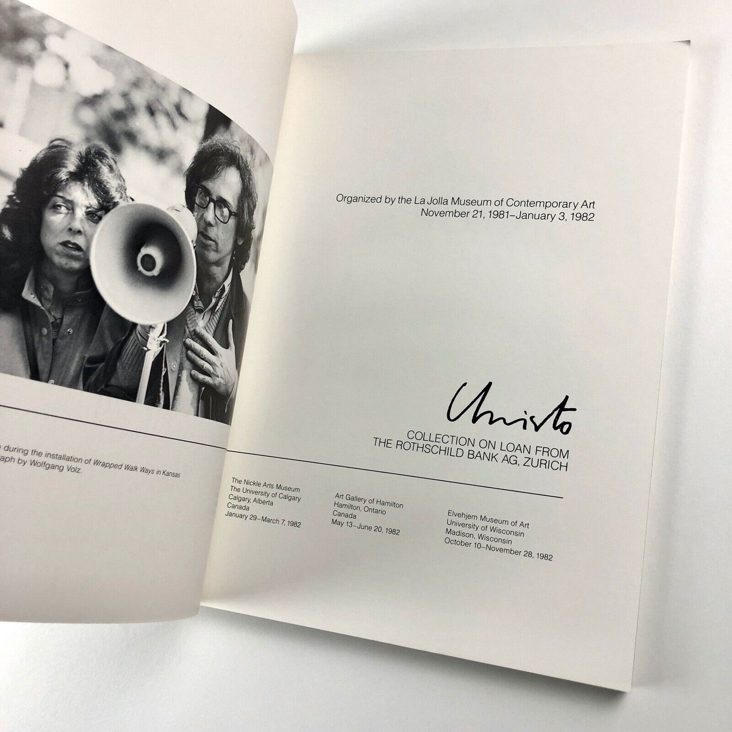 Christo. The Rothschild Bank – La Jolla Museum of Contemporary Art catalogue, 1982