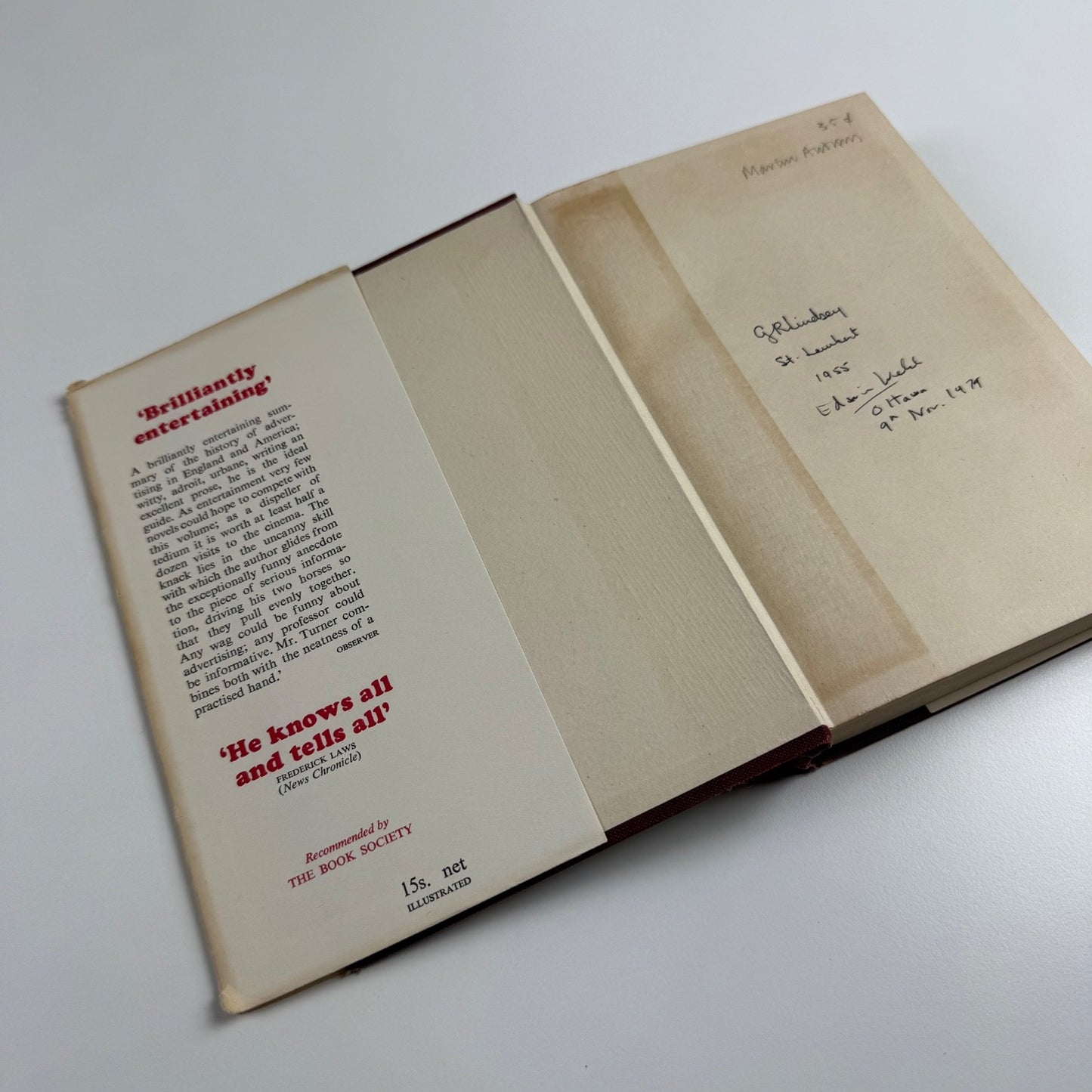 The Shocking History of Advertising by E.S. Turner | Michael Joseph, 1953