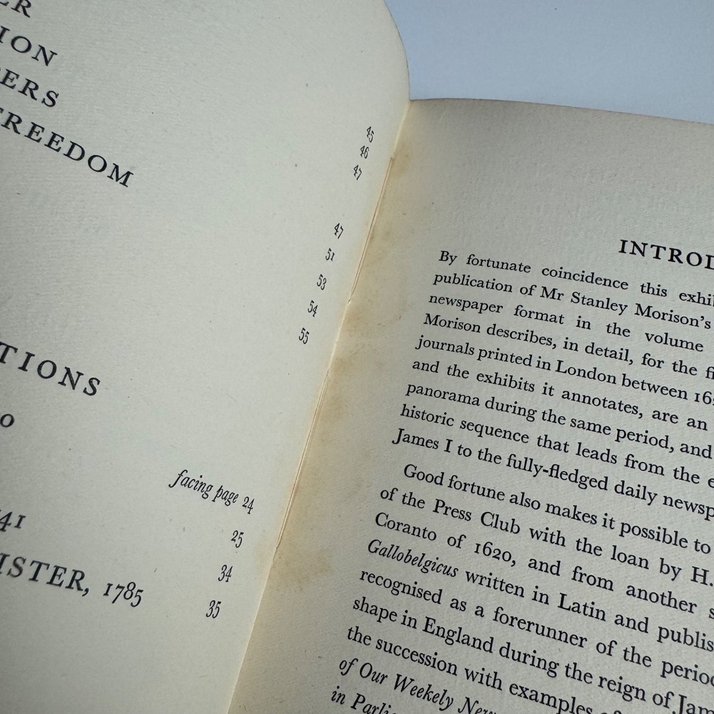 History of the English newspaper through three centuries held at The Old Court House | The Press Club 1932