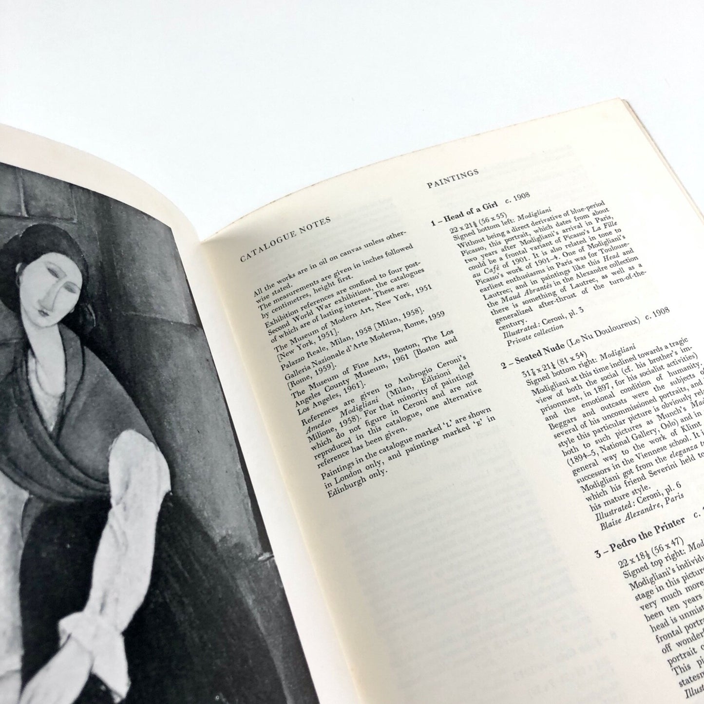 Modigliani – Tate Gallery / Edinburgh Festival Society catalogue, November 1963