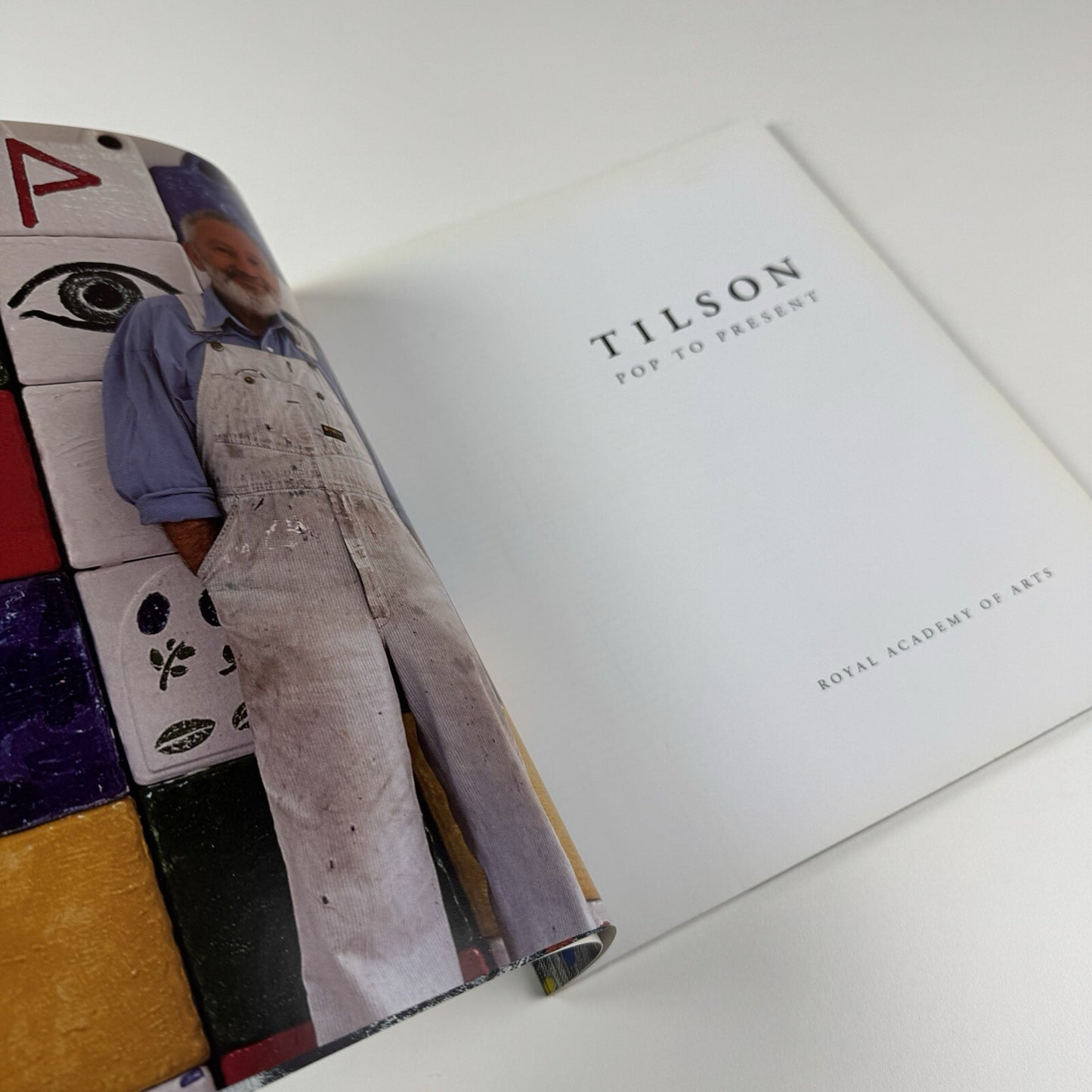[Joe] Tilson – Pop to Present | Royal Academy exhibition catalogue, 2002