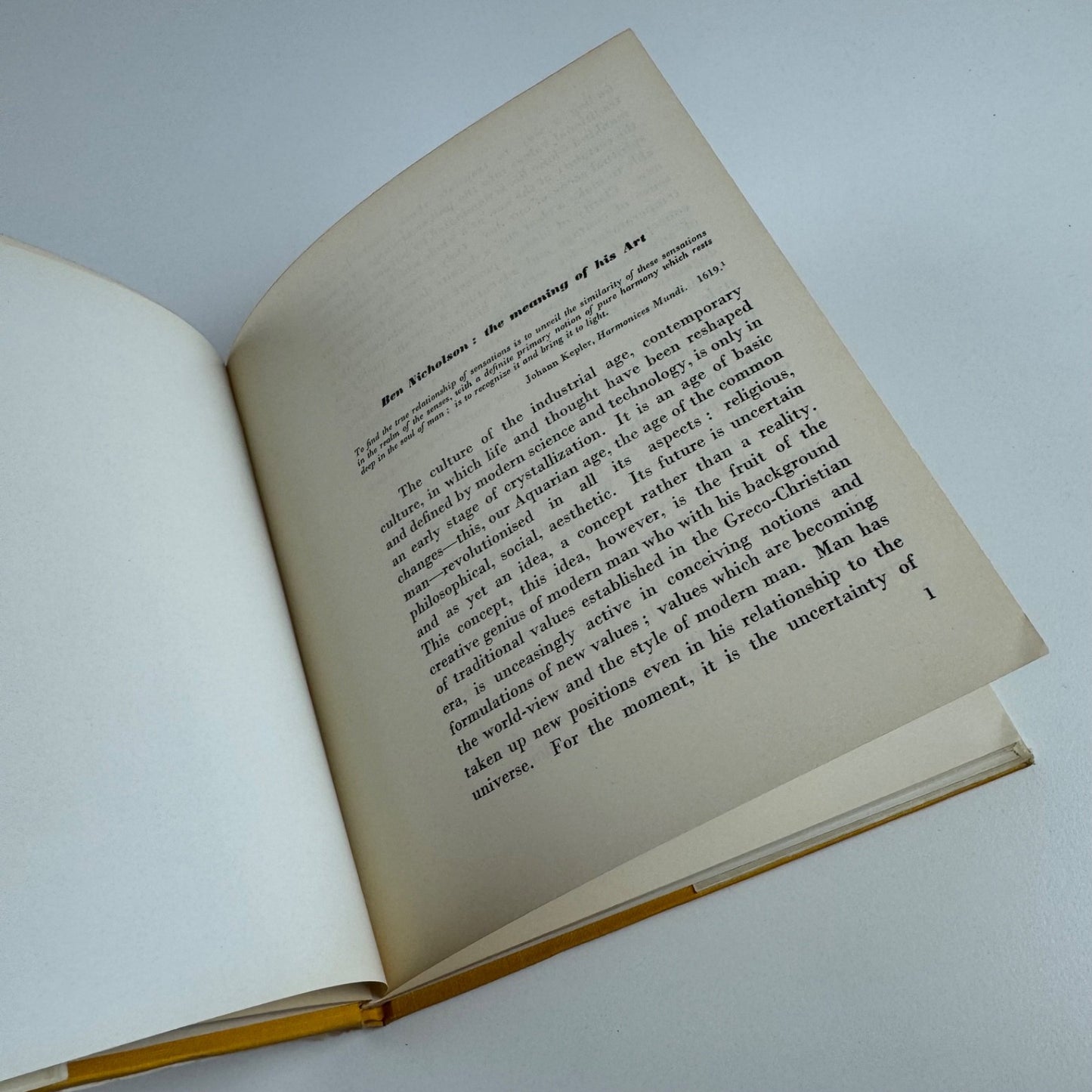 Ben Nicholson the meaning of his art by J.P. Hodin | Tiranti, 1957