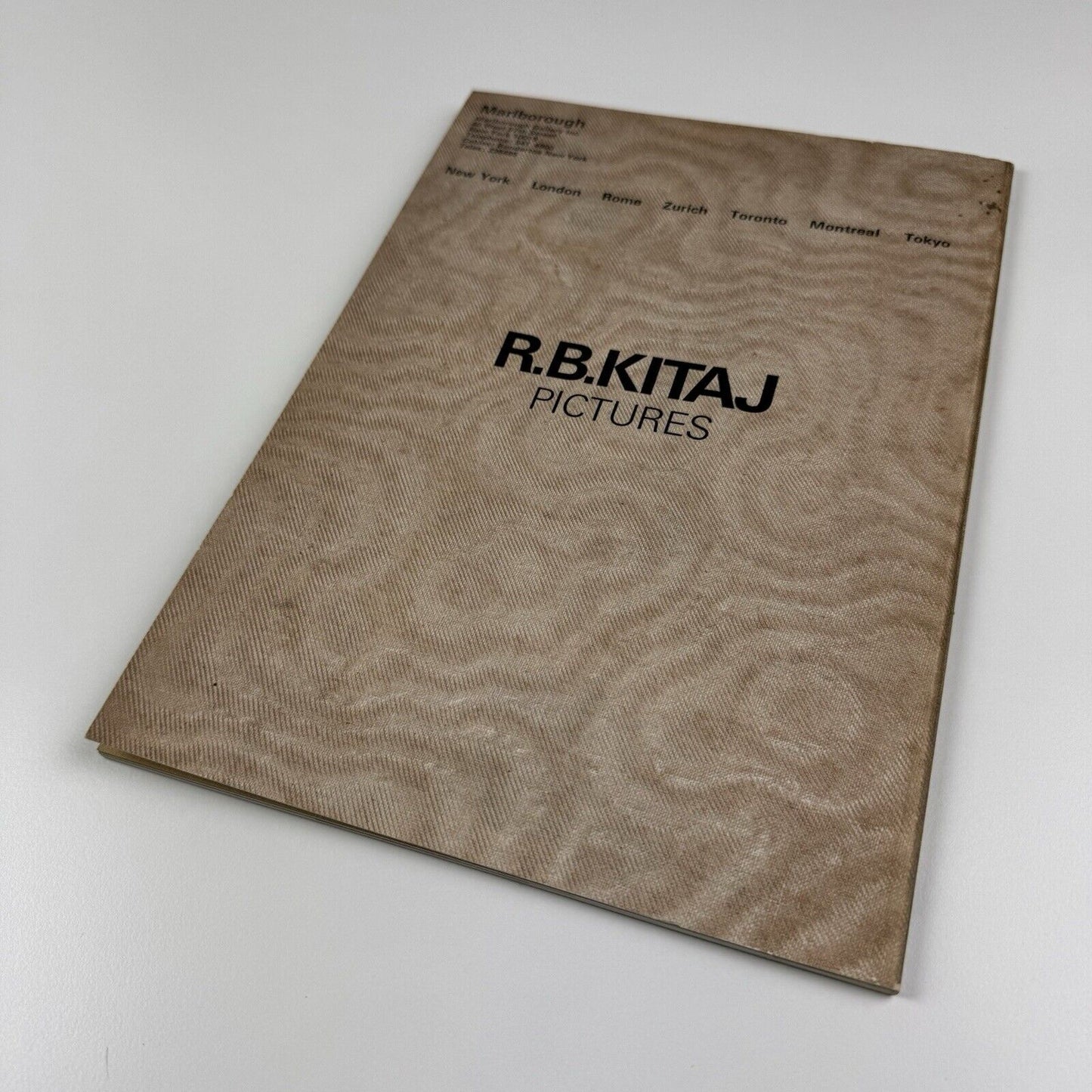R.B. Kitaj. Pictures | Marlborough New York exhibition catalogue, 1974